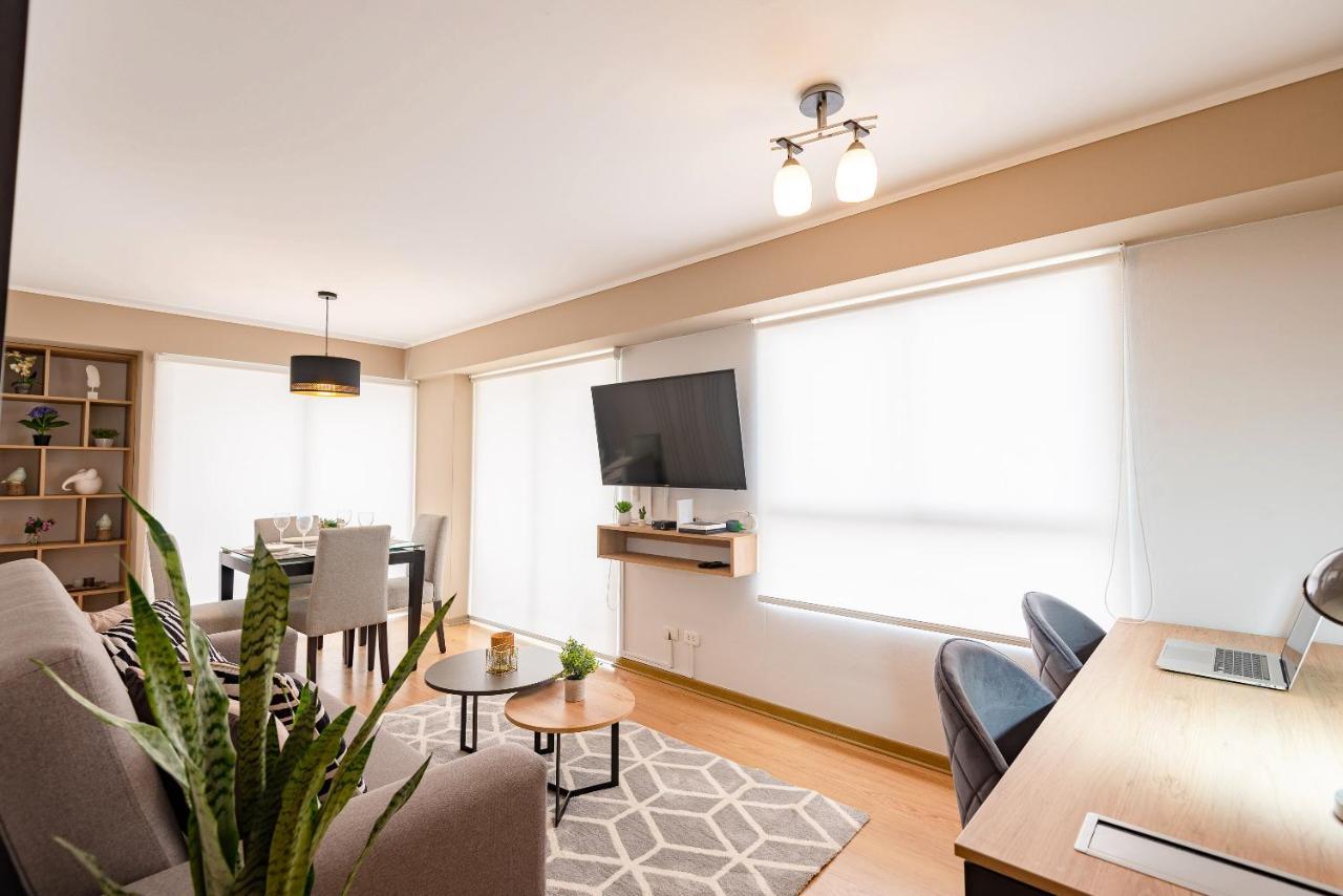 Alu Apartments - Limit With Miraflores Panoramic City View リマ エクステリア 写真