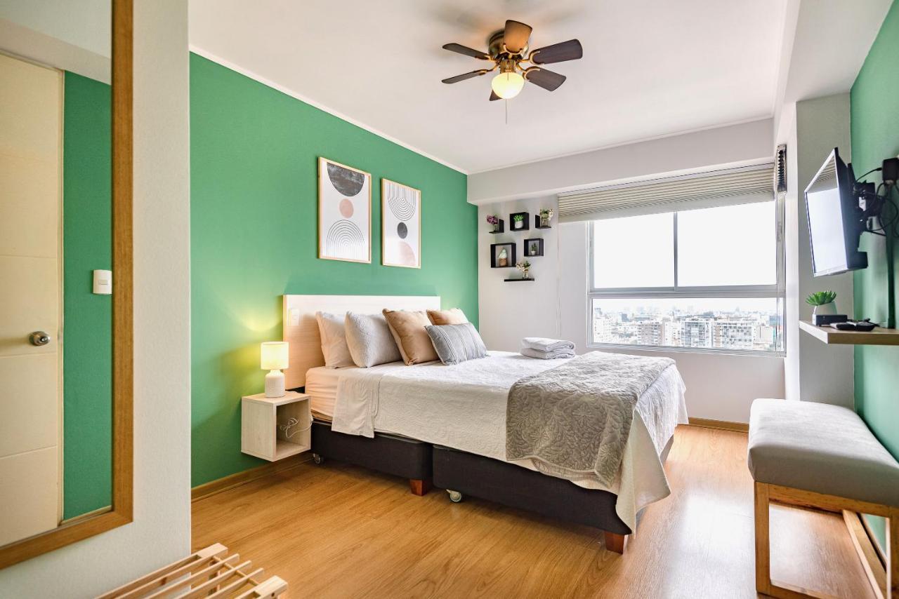 Alu Apartments - Limit With Miraflores Panoramic City View リマ エクステリア 写真