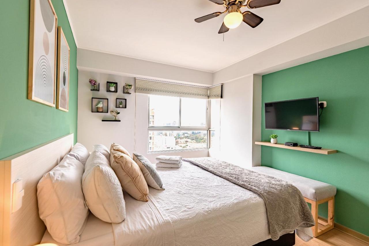 Alu Apartments - Limit With Miraflores Panoramic City View リマ エクステリア 写真