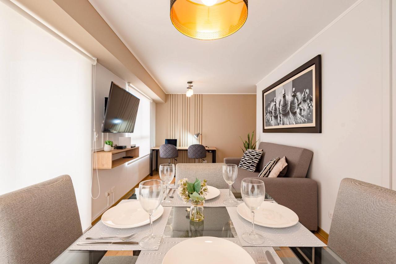 Alu Apartments - Limit With Miraflores Panoramic City View リマ エクステリア 写真