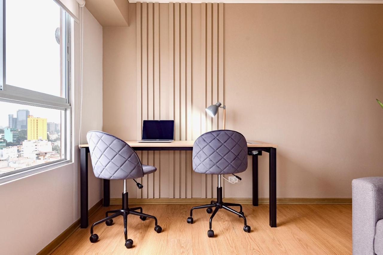 Alu Apartments - Limit With Miraflores Panoramic City View リマ エクステリア 写真