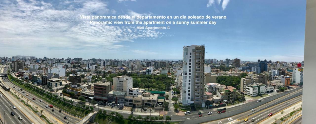 Alu Apartments - Limit With Miraflores Panoramic City View リマ エクステリア 写真