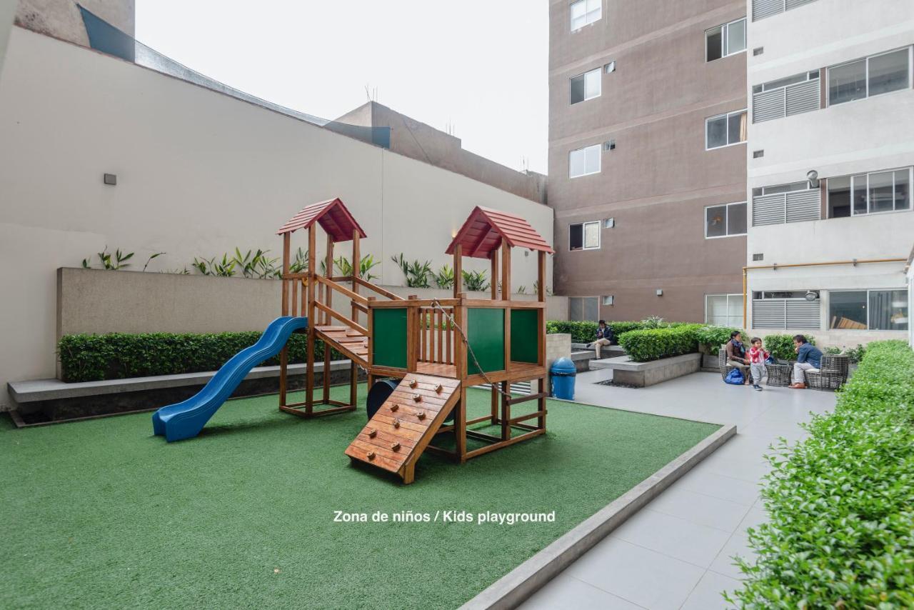 Alu Apartments - Limit With Miraflores Panoramic City View リマ エクステリア 写真