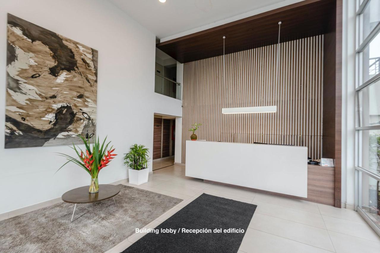 Alu Apartments - Limit With Miraflores Panoramic City View リマ エクステリア 写真